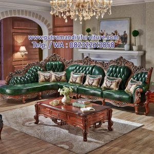 Kursi Sudut Sofa Terbaru Ukir Jepara