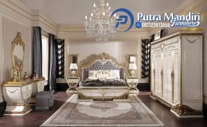 Set Tempat Tidur Mewah Ranjang Kamar Pengantin Baru