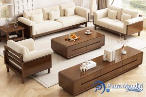 Kursi Sofa Tamu Minimalis Jati Mewah Jepara