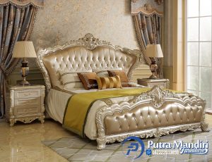 Divan Tempat Tidur Mewah Duco Ukir Jepara