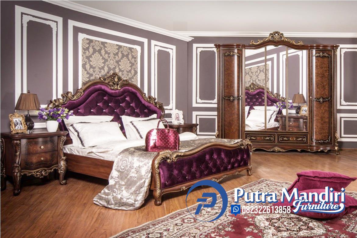 Kamar Set Mewah Ukiran Jepara Finishing Klasik Kamar Set Mewah Ukiran Jepara Finishing Klasik