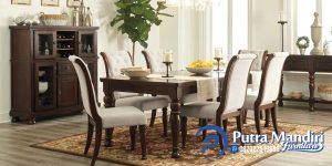 Meja Makan Minimalis 6 Kursi Jepara