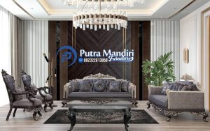 Sofa Tamu Mewah Ukiran Jepara
