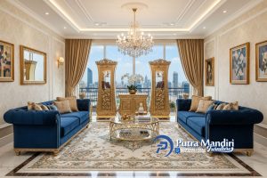 Desain Sofa Mewah Klasik Simple Gaya Turki