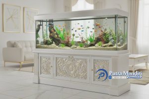 Model Meja Aquarium Mewah Modern Jepara