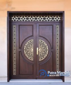 Model Pintu Kayu Jati Minimalis Motif Terbaru