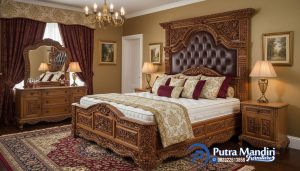 Kamar Set Mewah Ukir Jepara Gebyok Style