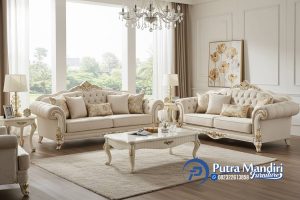 Kursi Sofa Tamu Modern Klasik Jepara