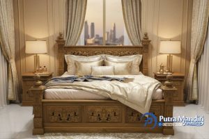 Model Tempat Tidur Jati Ukir Jepara Terpopuler