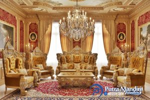 Set Sofa Ruang Tamu Klasik Gold Jepara