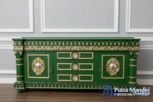 Bufet Ukir Jepara Mewah Terpopuler