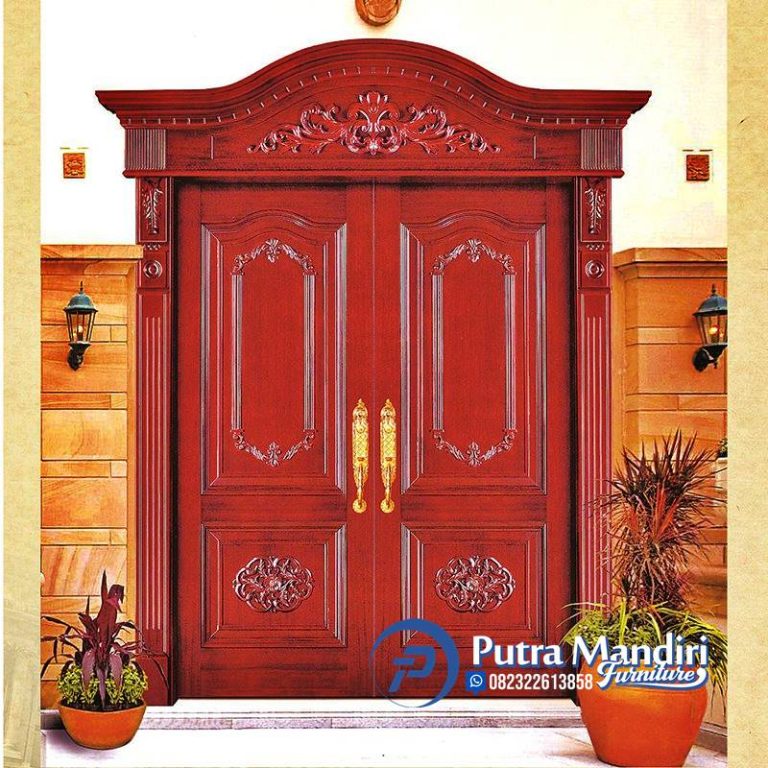 Pintu Rumah Jati Klasik Terbaru Jepara
