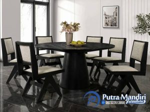 Meja Makan 6 Kursi Ala Cafe