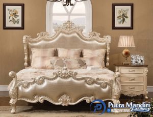 Model Tempat Tidur Silver Klasik Mewah Jepara