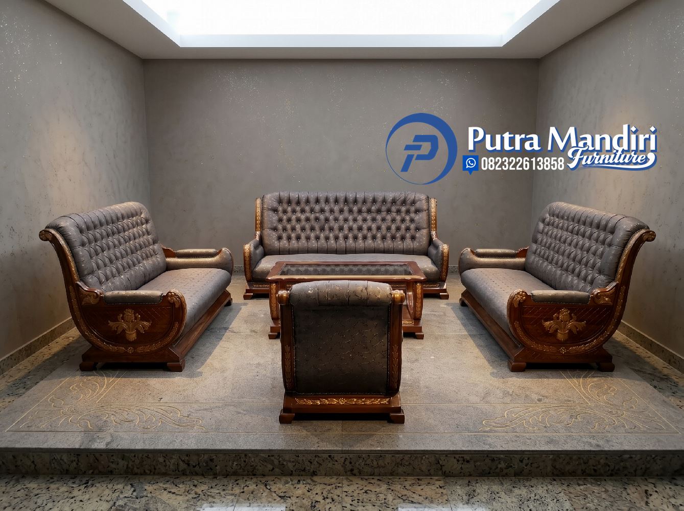 Sofa Tamu Klasik Jepara Kayu Jati Sofa Tamu Klasik Jepara Kayu Jati
