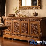 Bufet Pendek Ukiran Jati Jepara