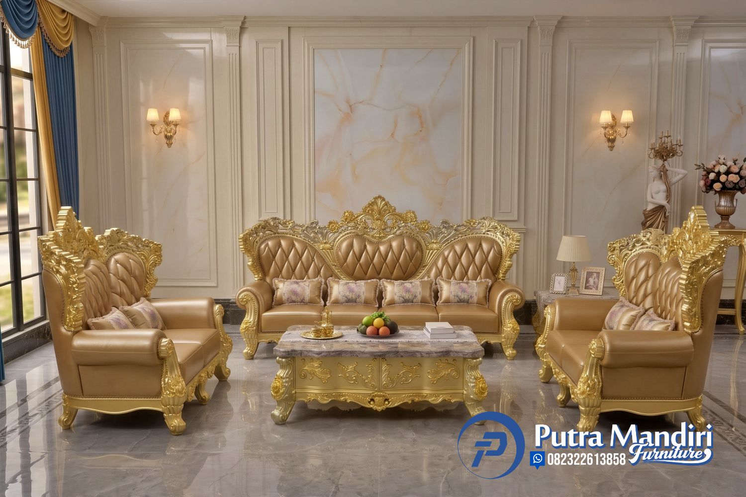 Set Sofa Tamu Modern Ukir Jepara Set Sofa Tamu Modern Ukir Jepara