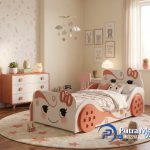 Tempat Tidur Anak Perempuan Karakter