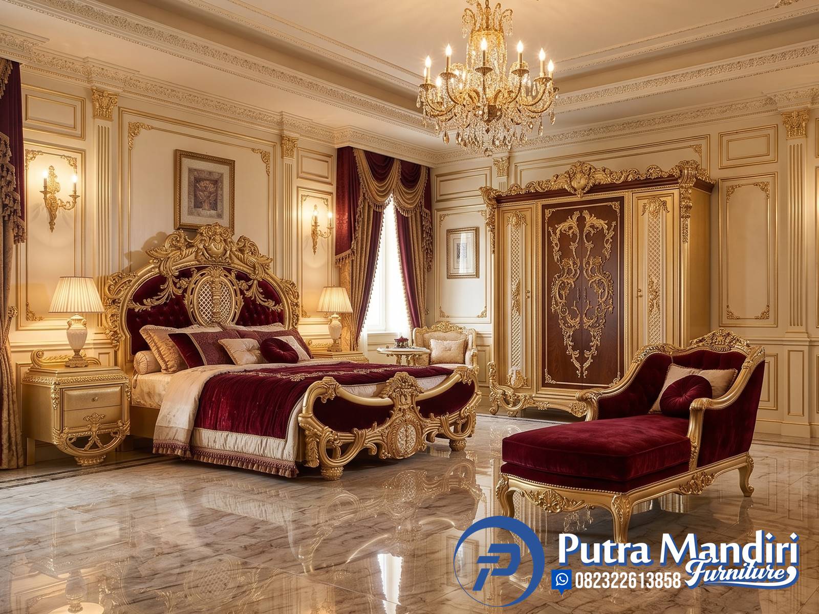 Bedroom Set Tempat Tidur Royal Kingdom Majapahit Ukir Jepara