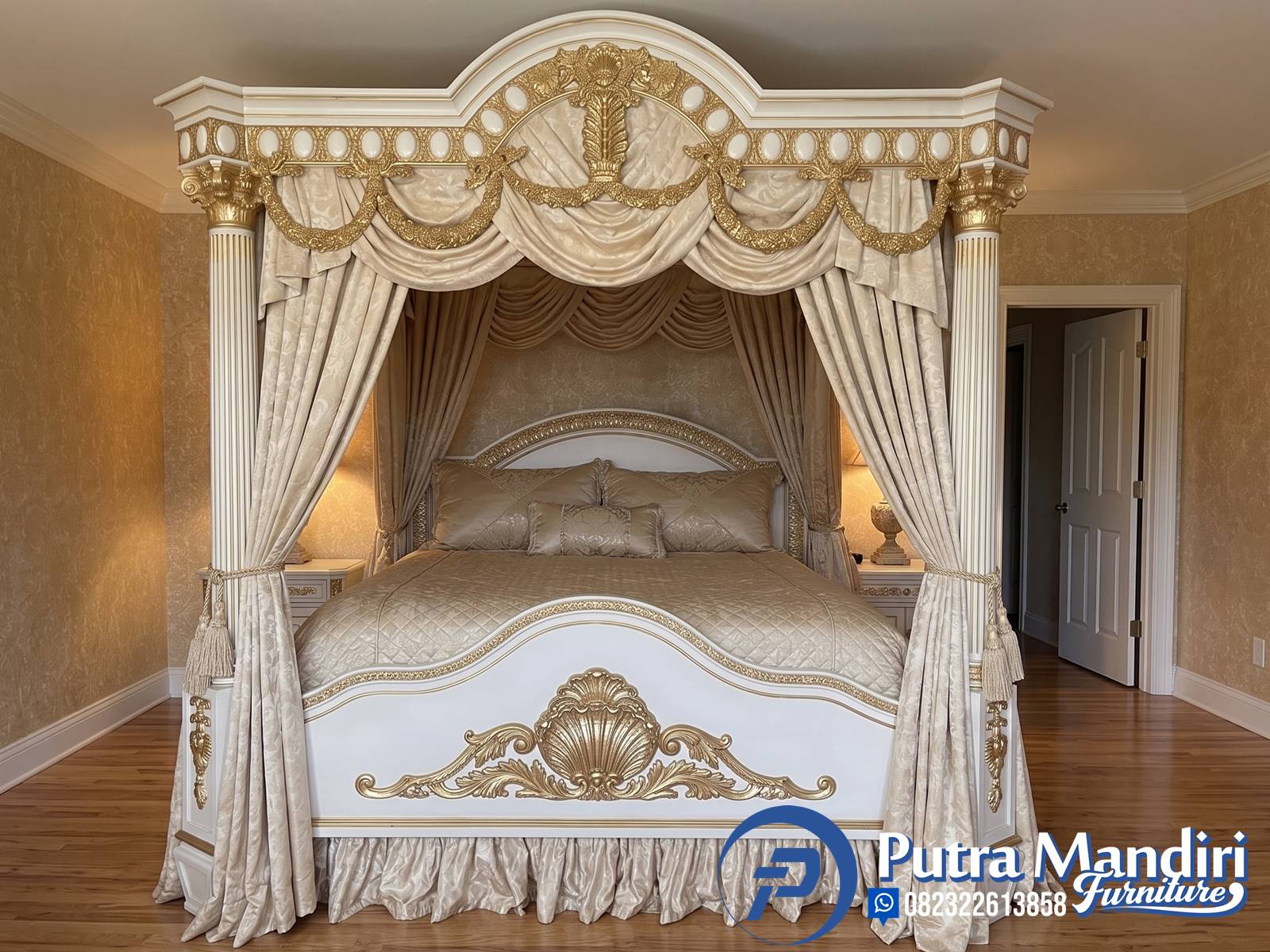 Furniture Set Kamar Tidur Kanopi Klasik Mediteran Jakarta Bandung
