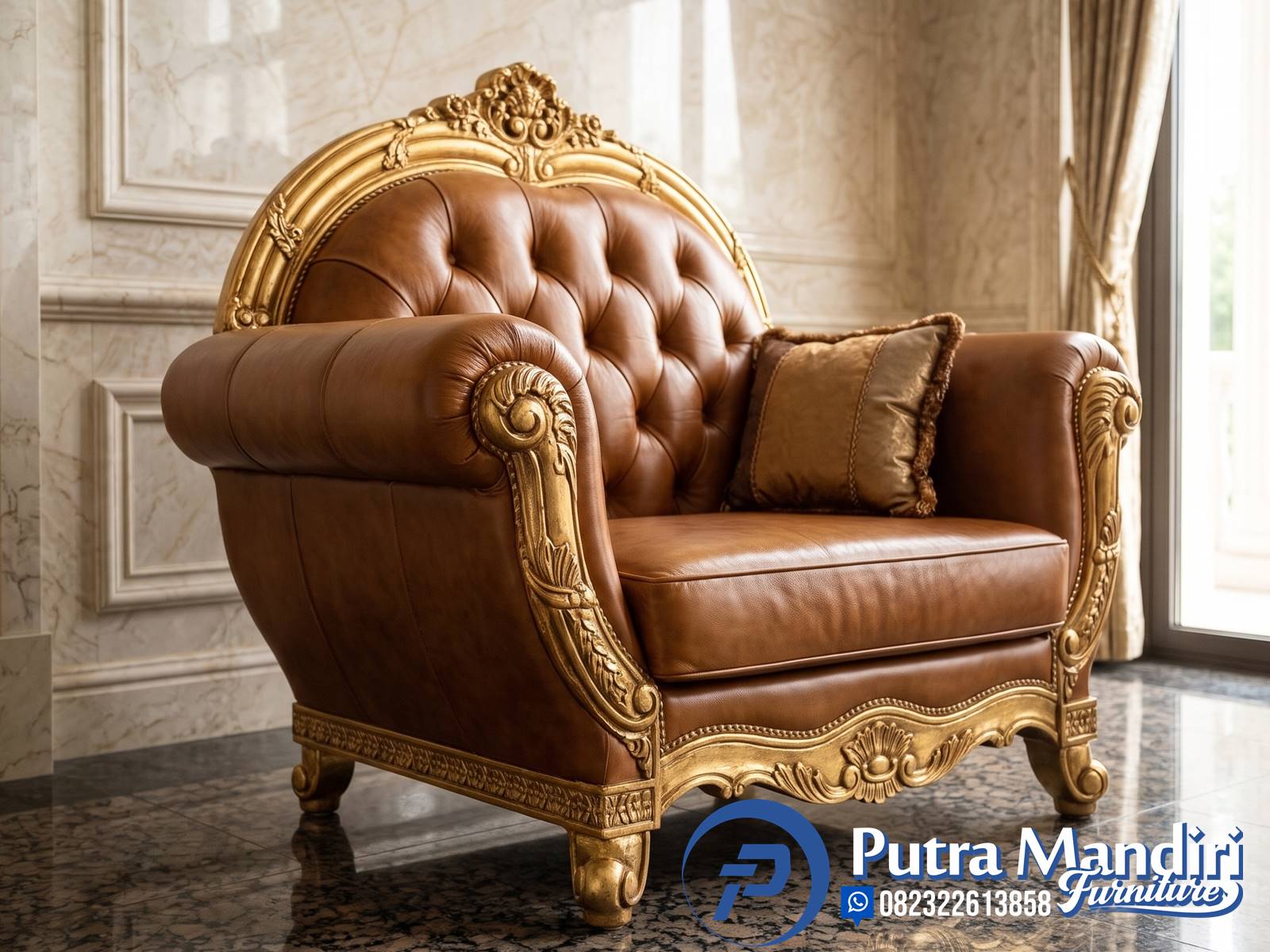 Set Kursi Sofa Roro Mendut Klasik Ukiran Jepara