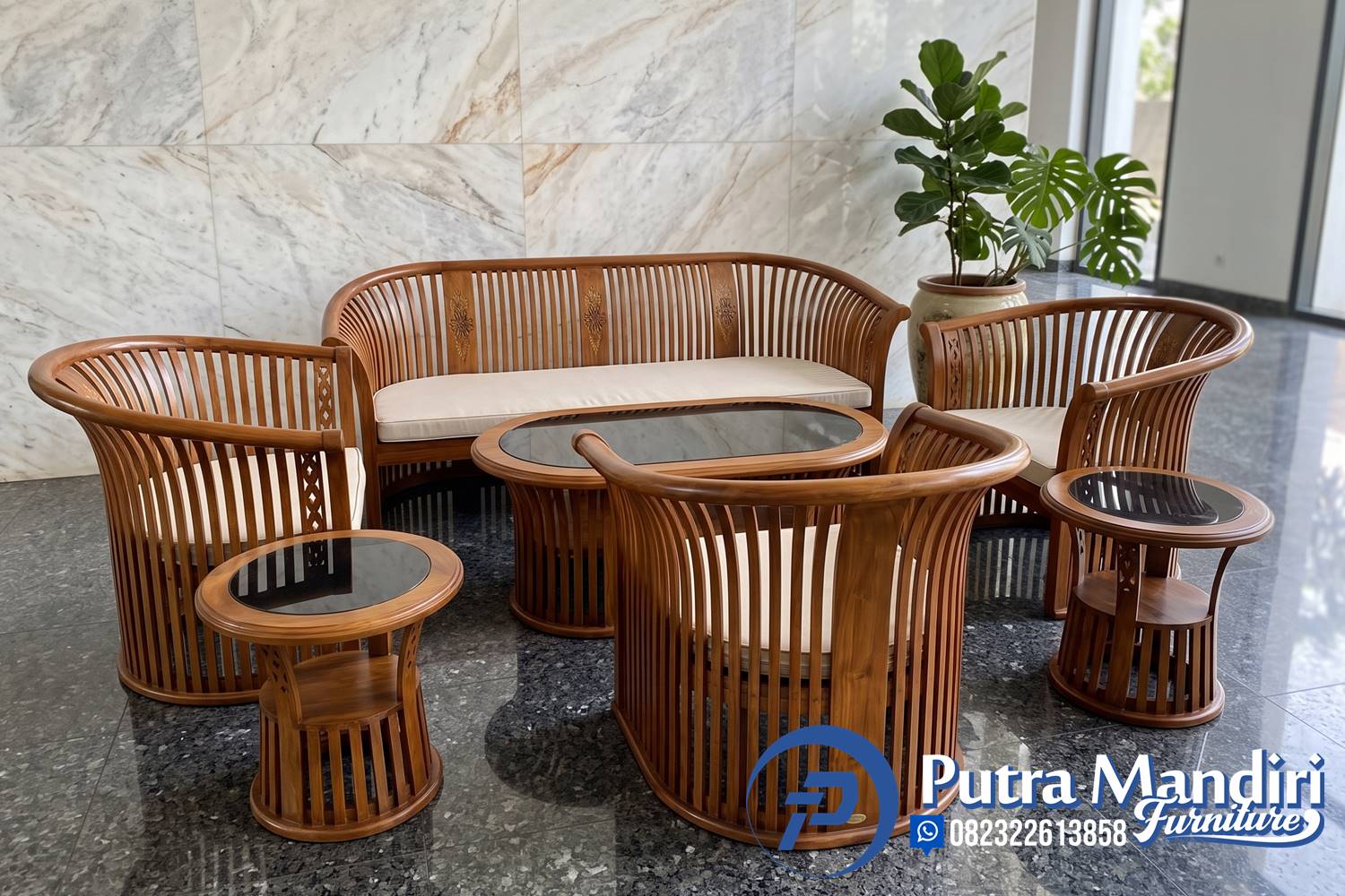 Set Kursi Tamu Minimalis Keranjang Jepara Terbaru