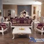 Set Kursi Tamu Modern Kulit Asli Jepara