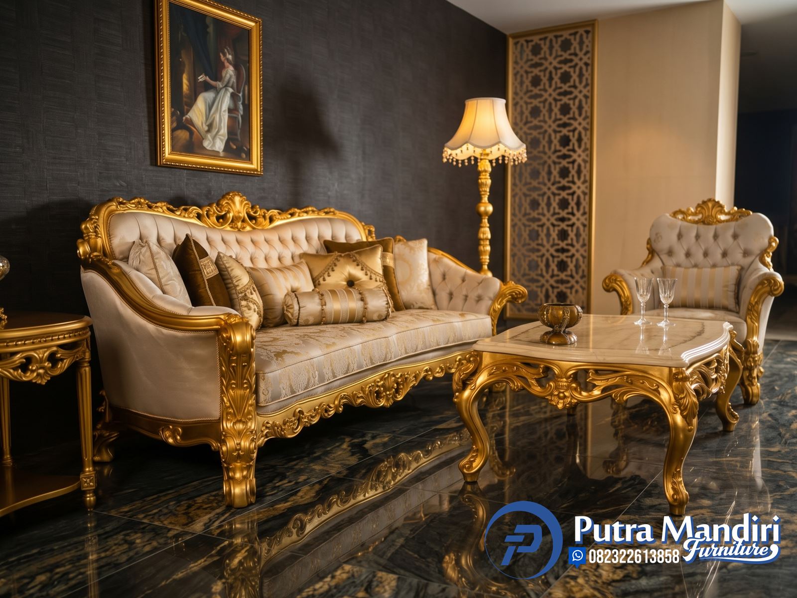 Sofa Set Kursi Tamu Ukir Jepara Terbaru